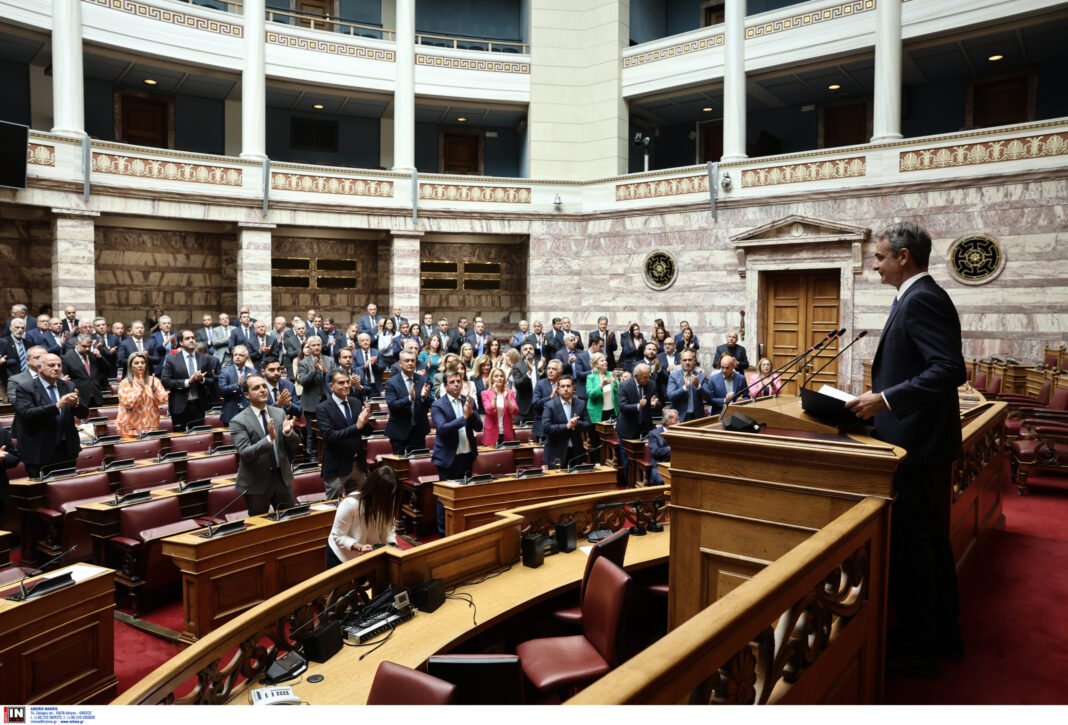 ΝΔ:-Συνεδριάζει-την-Παρασκευή-η-Κοινοβουλευτική-Ομάδα-υπό-τον-πρωθυπουργό-Κυριάκο-Μητσοτάκη