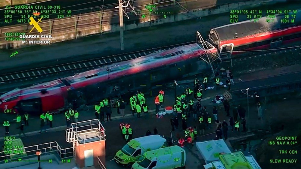 Ισπανία: Στους 46 έφτασαν οι νεκροί από το μεγάλο σιδηροδρομικό δυστύχημα στην Ανδαλουσία