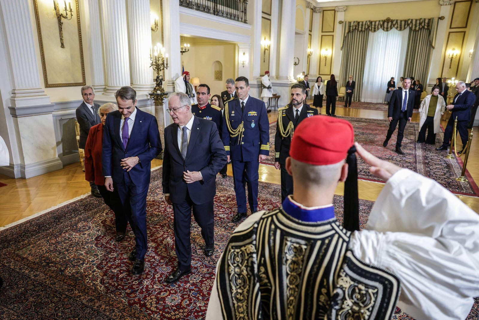 Δεξίωση, Κωνσταντίνος Τασούλας, Προεδρικό Μέγαρο, διπλωματικό σώμα