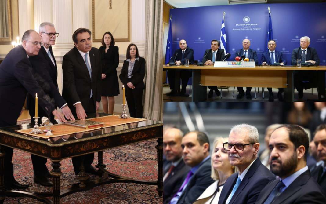 Η-ορκωμοσία-των-νέων-μελών-της-κυβέρνησης-και-οι-δηλώσεις-στις-τελετές-παραλαβής-–-παράδοσης-στα-υπουργεία-–-Φωτογραφίες-και-βίντεο