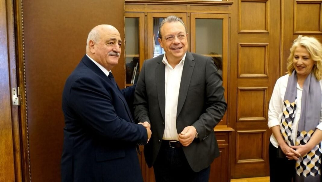 Συνάντηση-Σωκράτη-Φάμελλου-με-τον-πρόεδρο-του-ΕΔΕΚ,-Νίκο-Αναστασίου:-«Να-μην-γίνει-η-κατοχή-και-η-διχοτόμηση-της-Κύπρου-τετελεσμένη-κατάσταση»