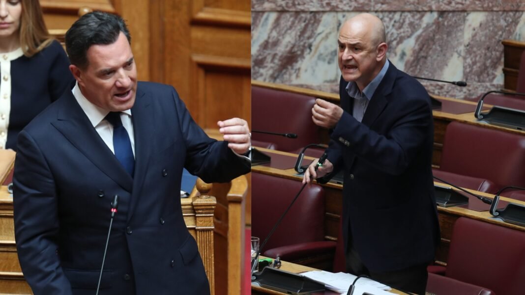 Κόντρα Γεωργιάδη-Καζαμία στη Βουλή: «Είστε επίορκος» – «Δεν ντρέπεστε, είστε άσχετος» Κόντρα-Γεωργιάδη-Καζαμία-στη-Βουλή:-«Είστε-επίορκος»-–-«Δεν-ντρέπεστε,-είστε-άσχετος»