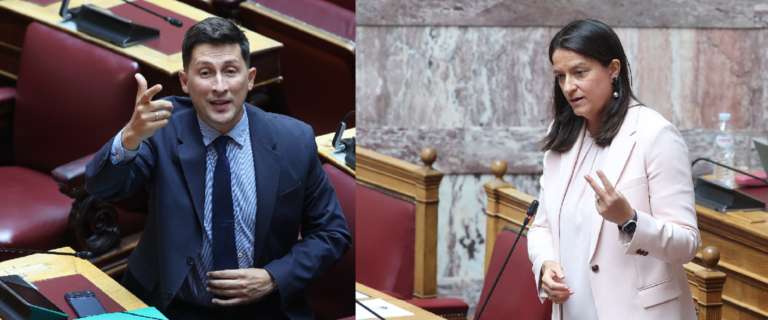 Βουλή:-Κόντρα-Κεραμέως-–-Χρηστίδη-–-«Να-φέρετε-αποδείξεις-ότι-είπα-ψέματα,-αλλιώς-να-ανακαλέσετε»-–-«Με-αλαζονεία-μας-κάνετε-τη-δασκάλα»