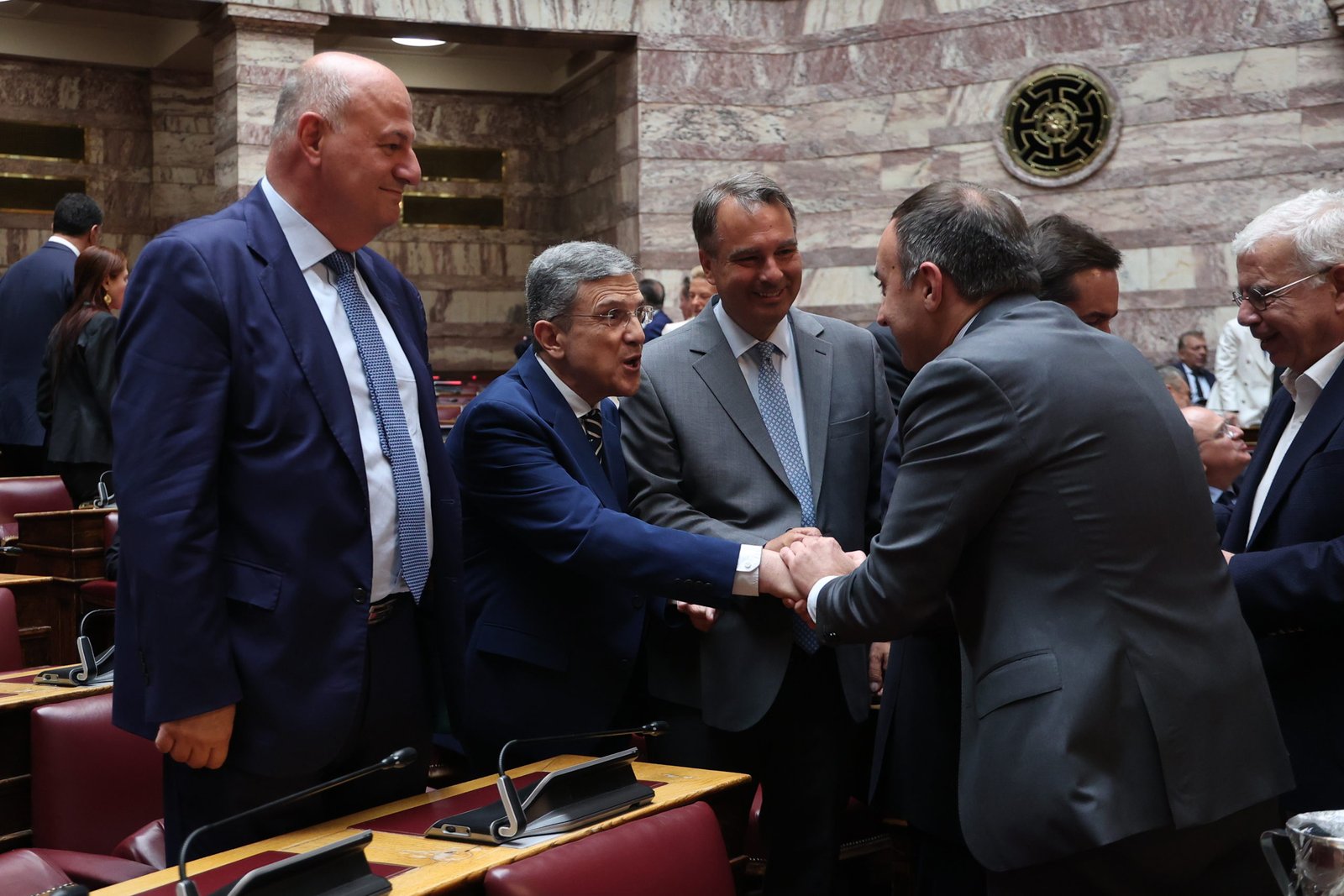 ΣΥΝΕΔΡΙΑΣΗ ΤΗΣ ΚΟΙΝΟΒΟΥΛΕΥΤΙΚΗΣ ΟΜΑΔΑΣ ΤΗΣ ΝΕΑΣ ΔΗΜΟΚΡΑΤΙΑΣ