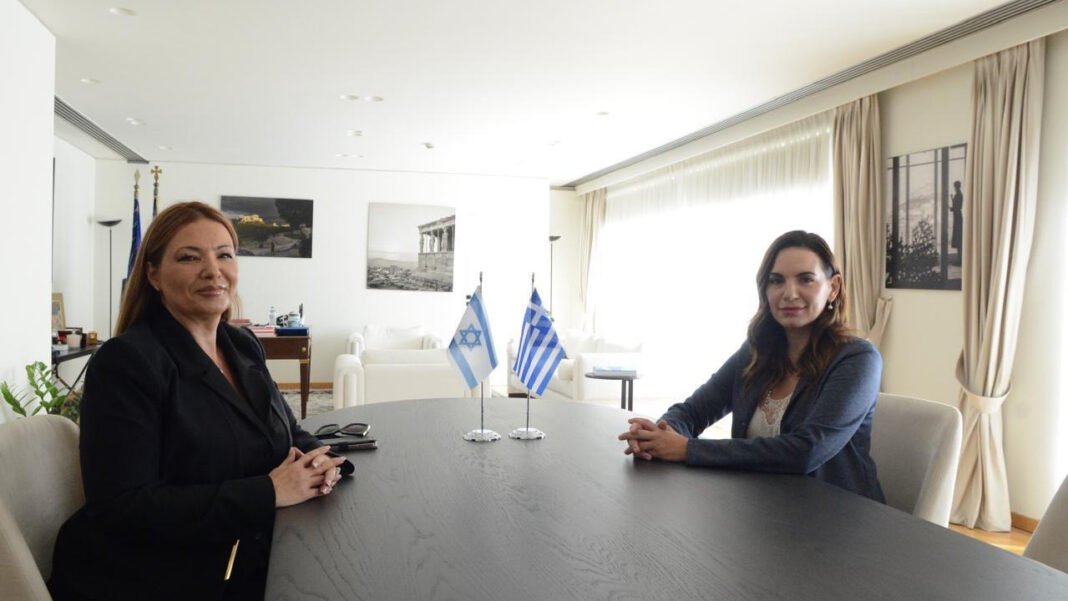 Η περαιτέρω ενίσχυση της συνεργασίας στον τουρισμό στο επίκεντρο συνάντησης της Κεφαλογιάννη με τη νέα πρέσβειρα του Ισραήλ Η-περαιτέρω-ενίσχυση-της-συνεργασίας-στον-τουρισμό-στο-επίκεντρο-συνάντησης-της-Κεφαλογιάννη-με-τη-νέα-πρέσβειρα-του-Ισραήλ